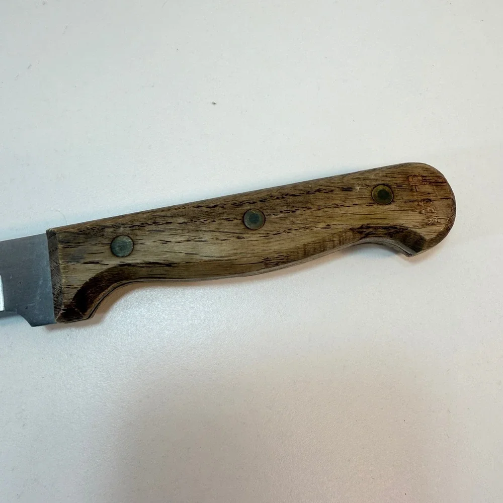 Carvel Hall Slicer Knife Molybdenum Steel Wood Handle 8 Inch Blade Japan